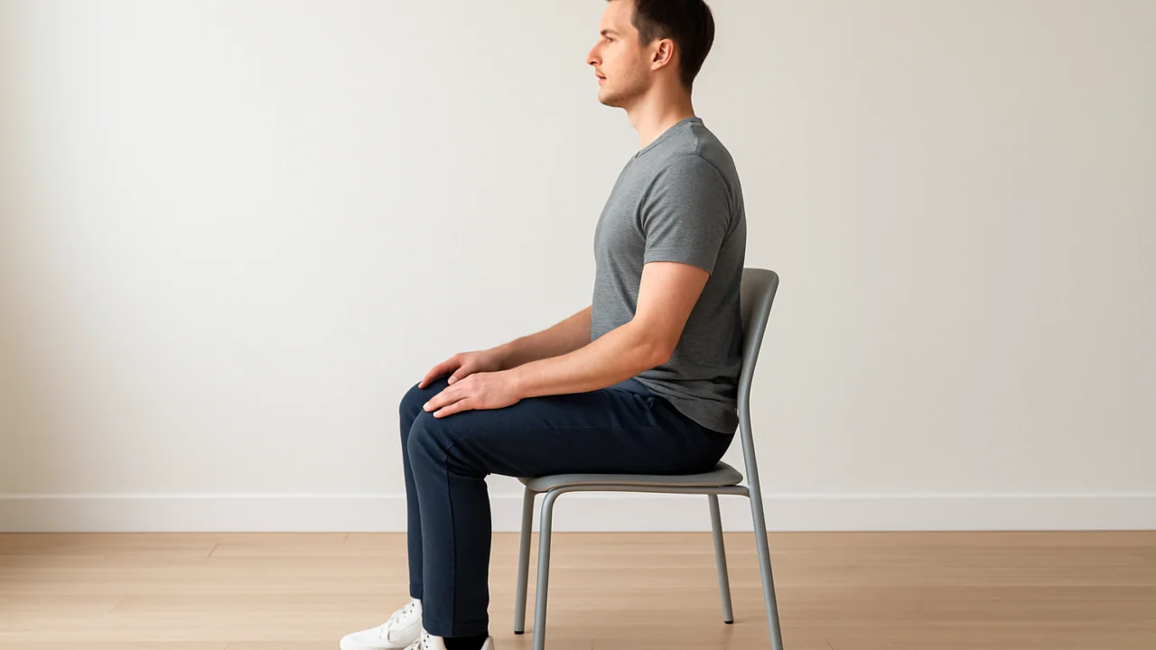 Pravilno sjedenje i položaj tijela za vježbe leđa