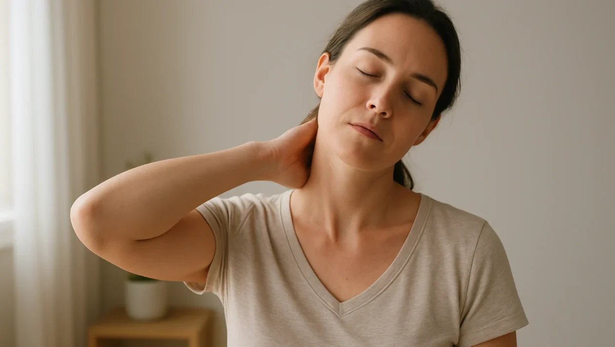 Vježbe za opuštanje vrata u mirnom okruženju s fokusom na pravilno istezanje