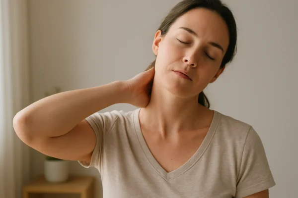 Vježbe za opuštanje vrata u mirnom okruženju s fokusom na pravilno istezanje