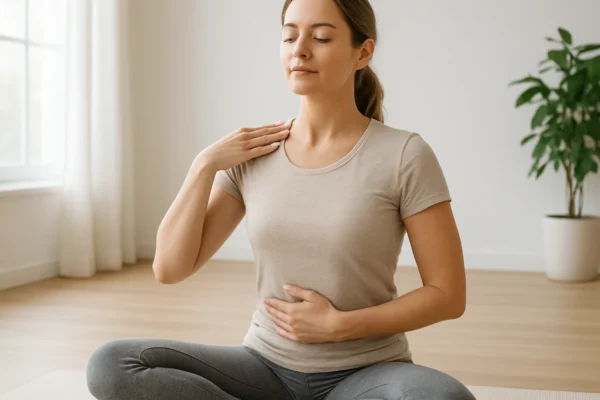 Vježbe za poticanje limfne drenaže u mirnom wellness okruženju
