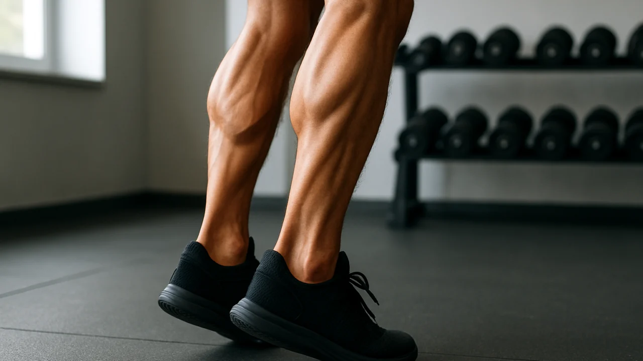 Podizanje na prste kao primjer vježbe za jačanje skočnih zglobova