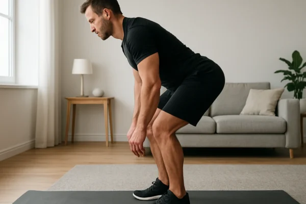 Vježbe za stražnju ložu kod kuće bez opreme u dnevnom boravku