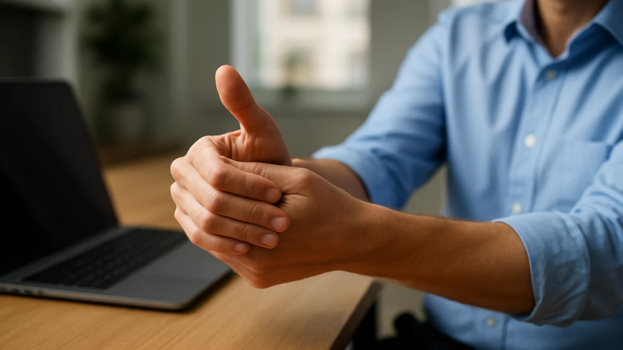 Istezanje zglobova ruku nakon dugotrajnog rada na računalu