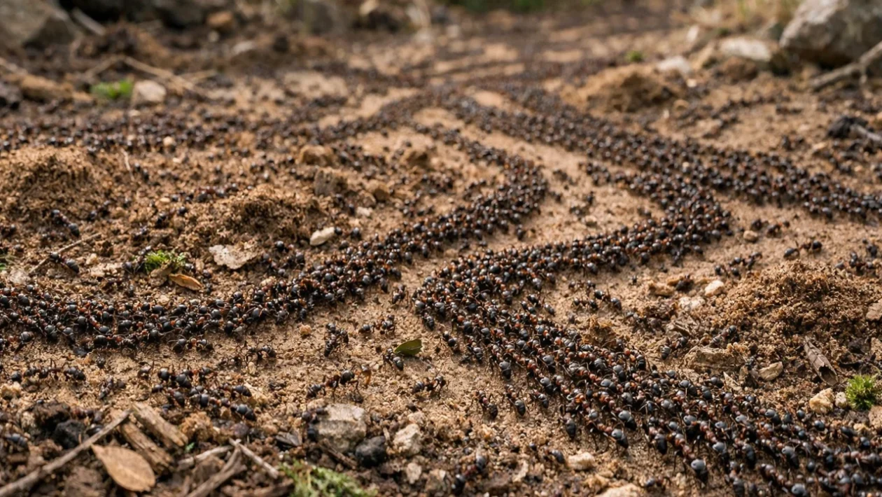 Mravi grade veliku koloniju i surađuju u prirodnom okruženju