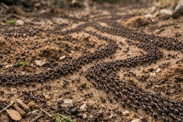 Mravi grade veliku koloniju i surađuju u prirodnom okruženju