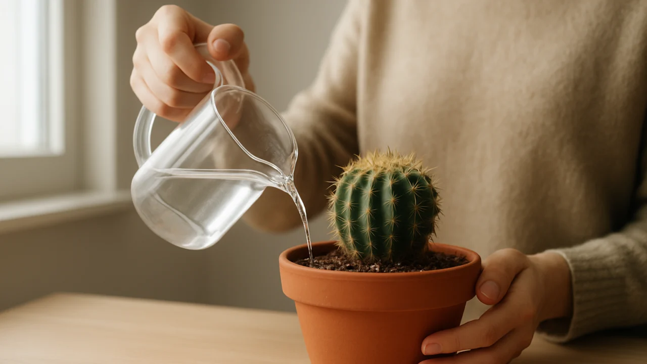 Pravilno zalijevanje kaktusa kod kuće u propusnom tlu