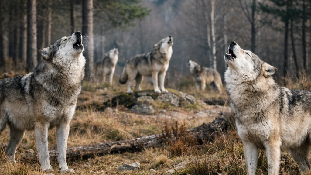 Čopor vukova koristi zavijanje za komunikaciju i okupljanje
