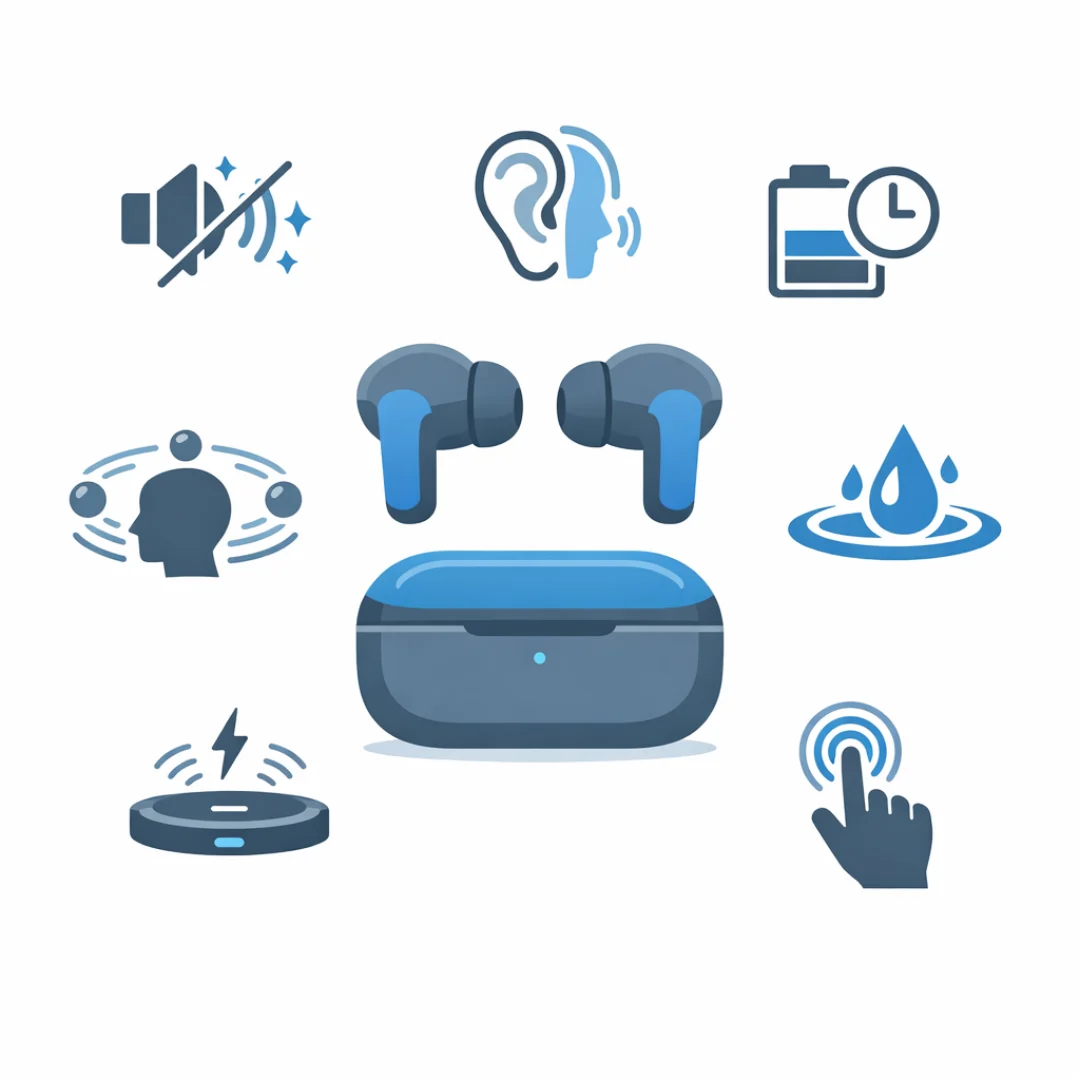 Apple AirPods Pro 2 – infografika specifikacija