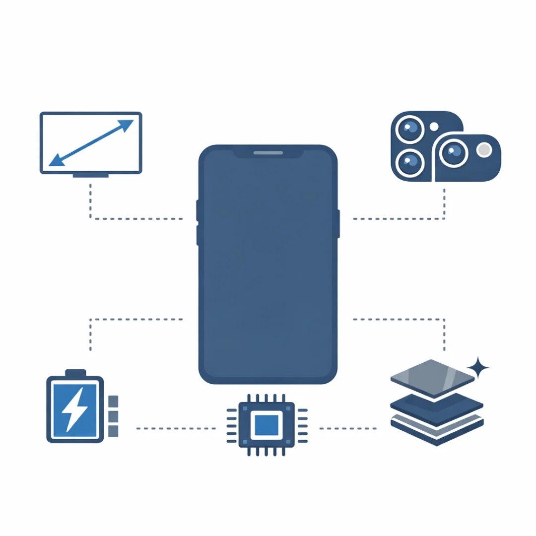 Apple iPhone 16 Pro Max – infografika specifikacija