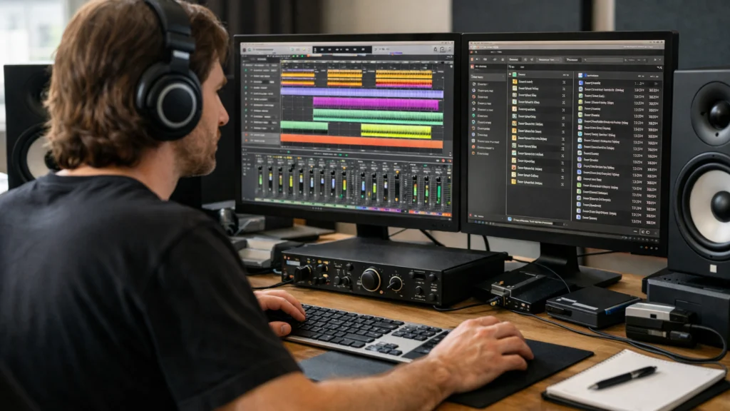 Digitalna reprezentacija glazbenih skladbi u suvremenim produkcijskim sustavima