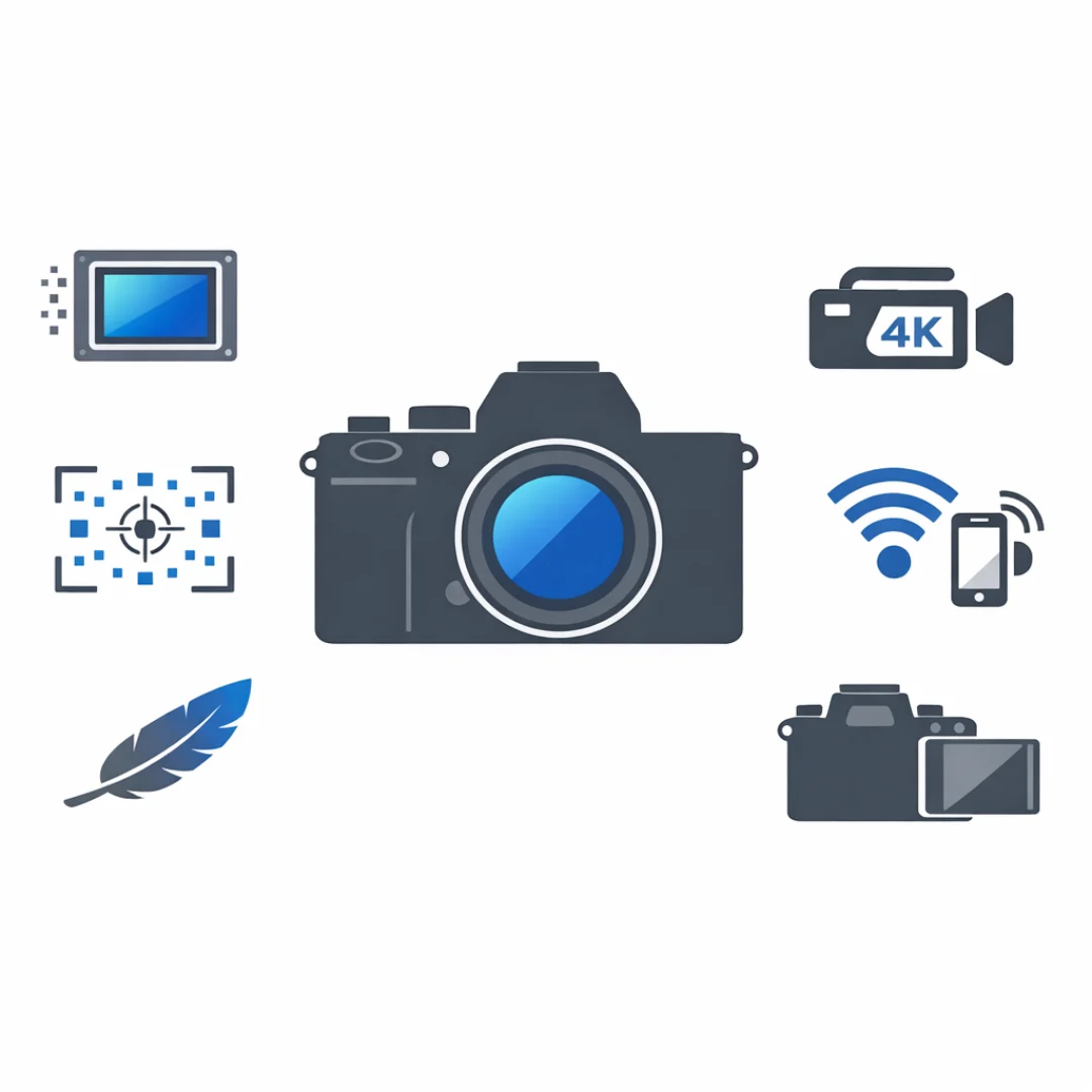 Canon EOS R50 – infografika specifikacija