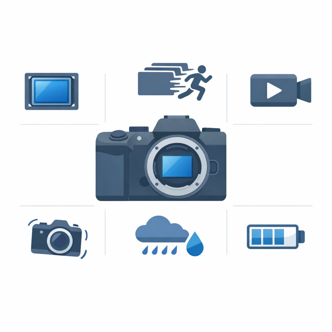 Canon EOS R6 Mark II – infografika specifikacija