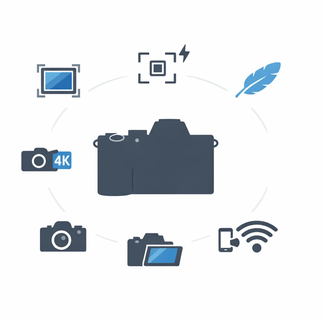 Canon EOS R8 – infografika specifikacija