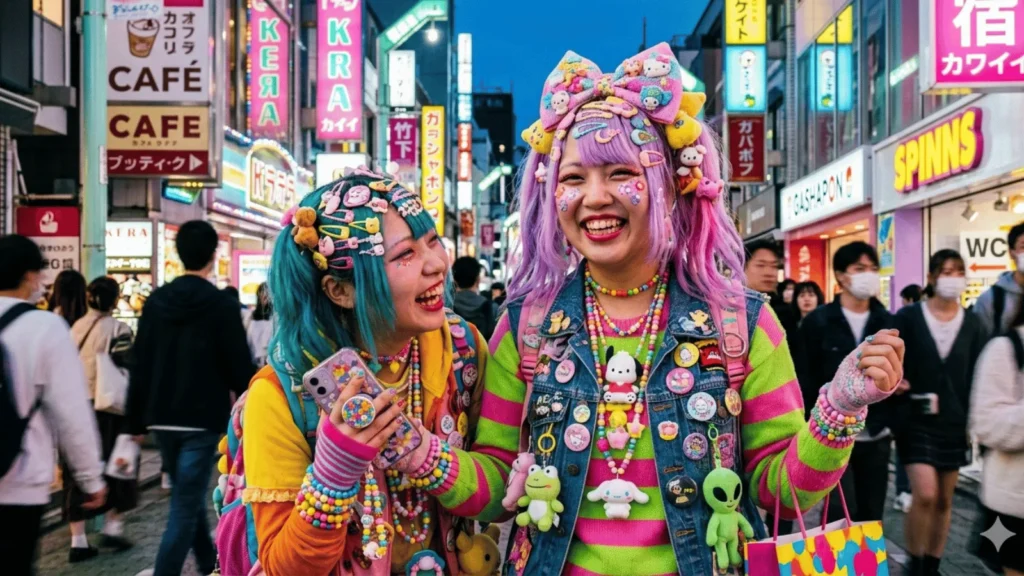 Japanska Decora subkultura u Tokiju, šareni stil izražavanja identiteta