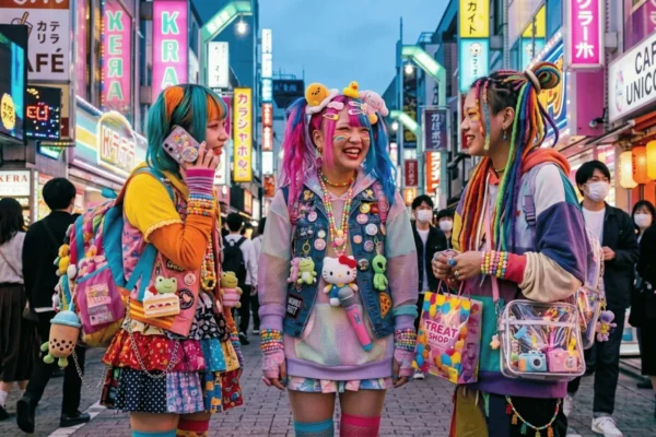 Japanska Decora subkultura u Tokiju, šareni stil izražavanja identiteta