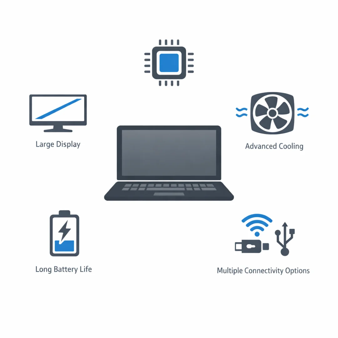 Dell Inspiron 16 Plus – infografika specifikacija