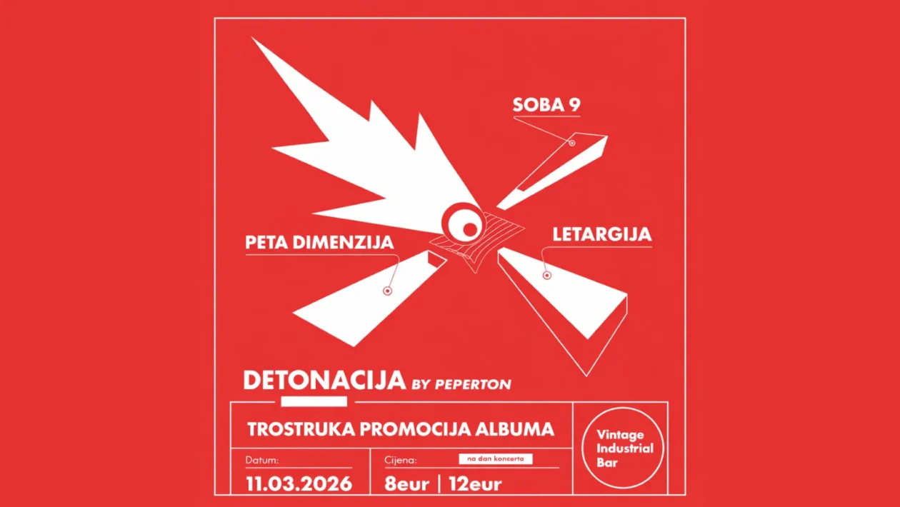Kompilacija Detonacija 3x3 s bendovima Soba 9, Peta Dimenzija i Letargija.