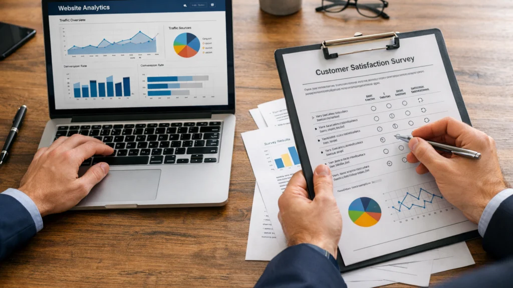 Usporedba digitalne analize ponašanja i tradicionalnog istraživanja tržišta