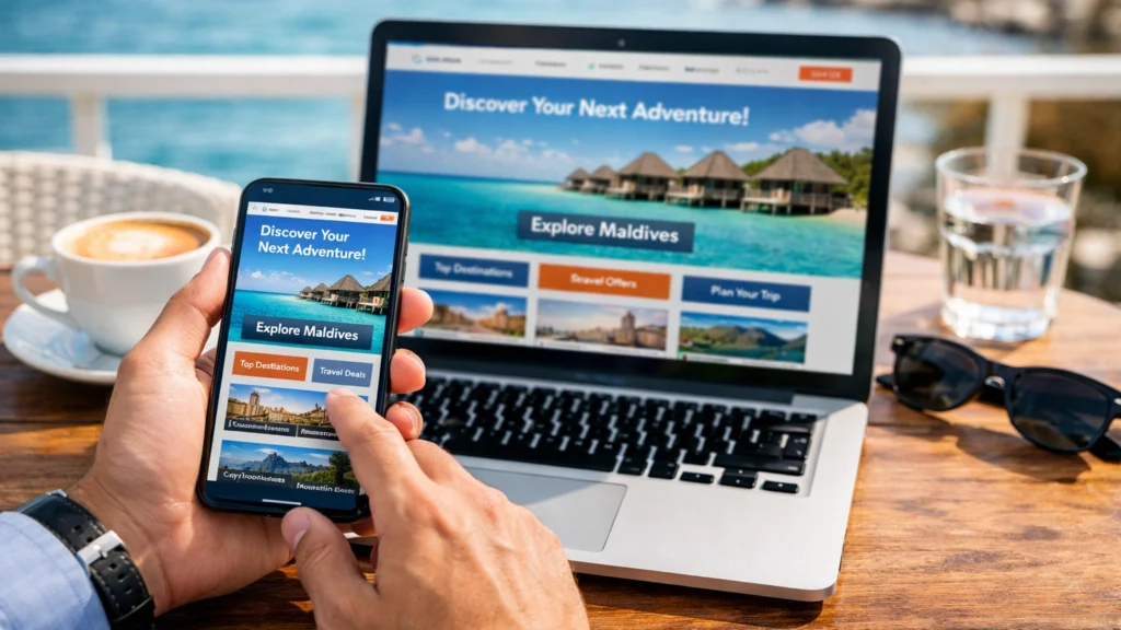 Centralizirana web stranica destinacije prilagođena mobilnim uređajima