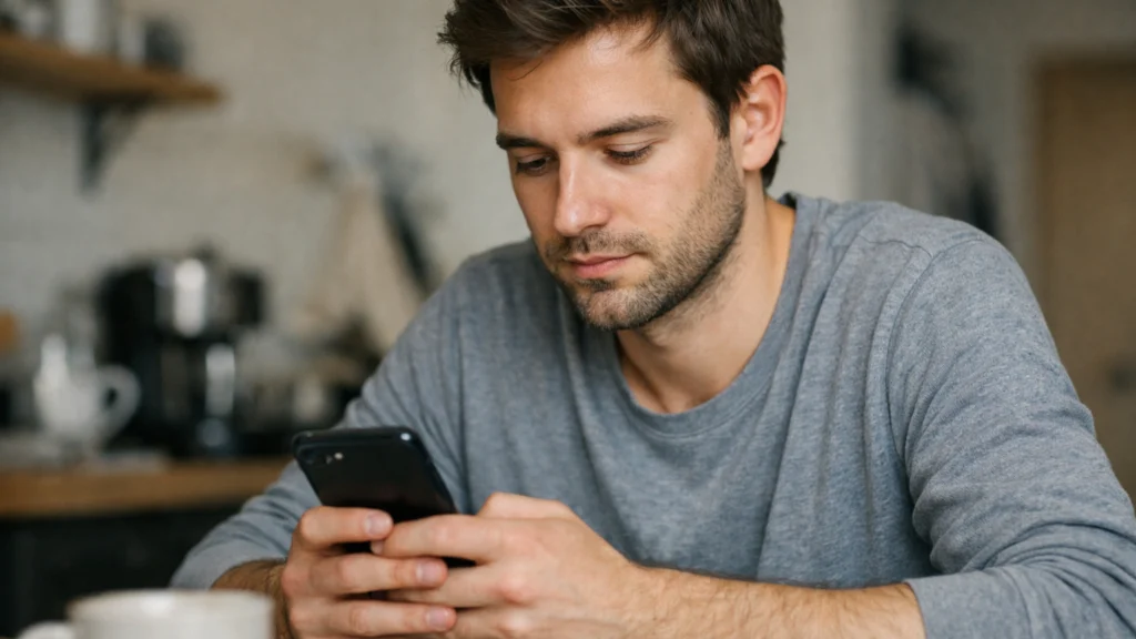 Korisnik pametnog telefona u svakodnevnom okruženju prikazuje utjecaj dizajna aplikacija