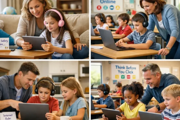 Edukacija djece o sigurnom internetu kroz učenje uz roditelje i učitelje