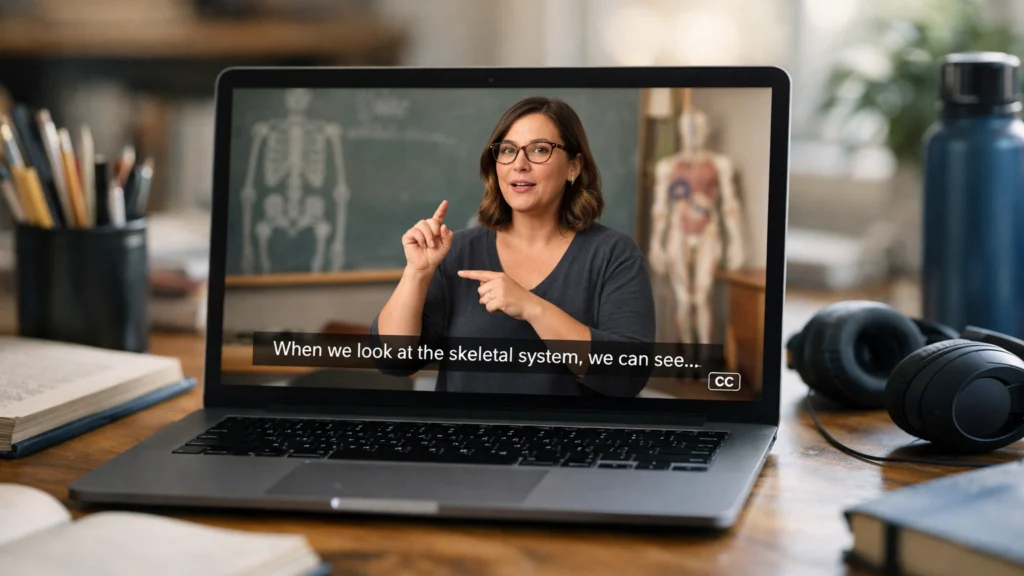 Edukativni video s titlovima na YouTube platformi
