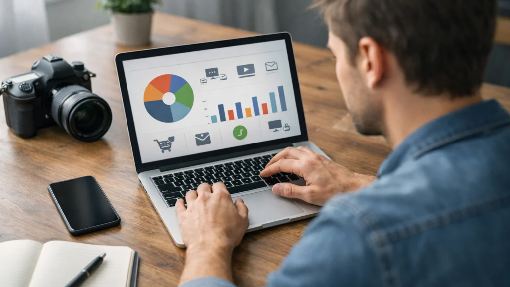 Različiti izvori prihoda u ekonomiji kreatora sadržaja