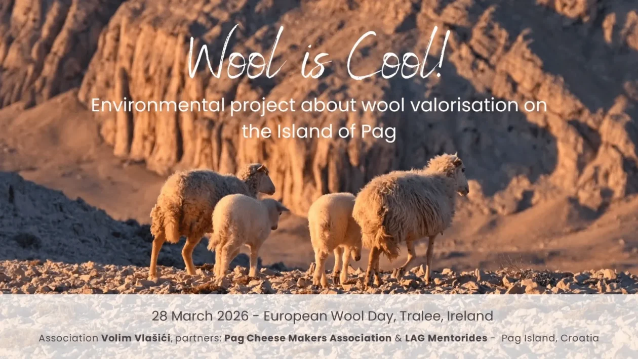 Predsjednica Udruge Volim Vlašići predstavlja projekt „Wool is cool!“ na Europskom danu vune u Irskoj