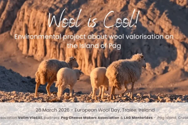 Predsjednica Udruge Volim Vlašići predstavlja projekt „Wool is cool!“ na Europskom danu vune u Irskoj