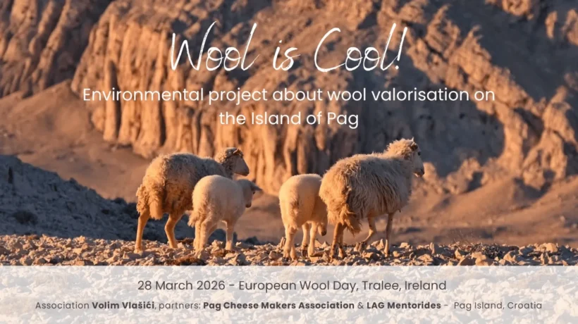 Predsjednica Udruge Volim Vlašići predstavlja projekt „Wool is cool!“ na Europskom danu vune u Irskoj