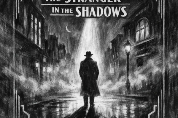 Filmski poster u charcoal film noir stilu