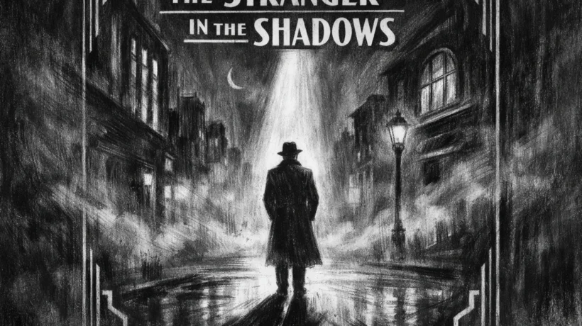 Filmski poster u charcoal film noir stilu