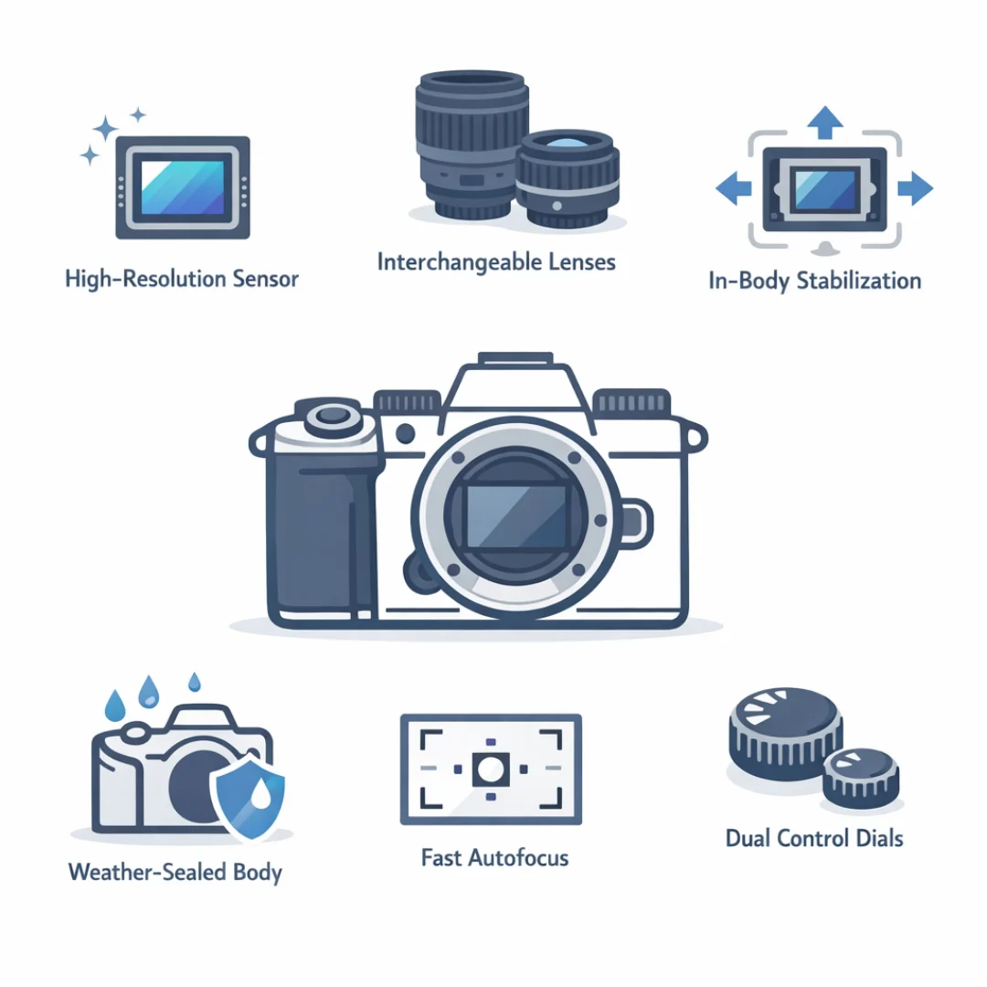 Fujifilm X-T5 – infografika specifikacija