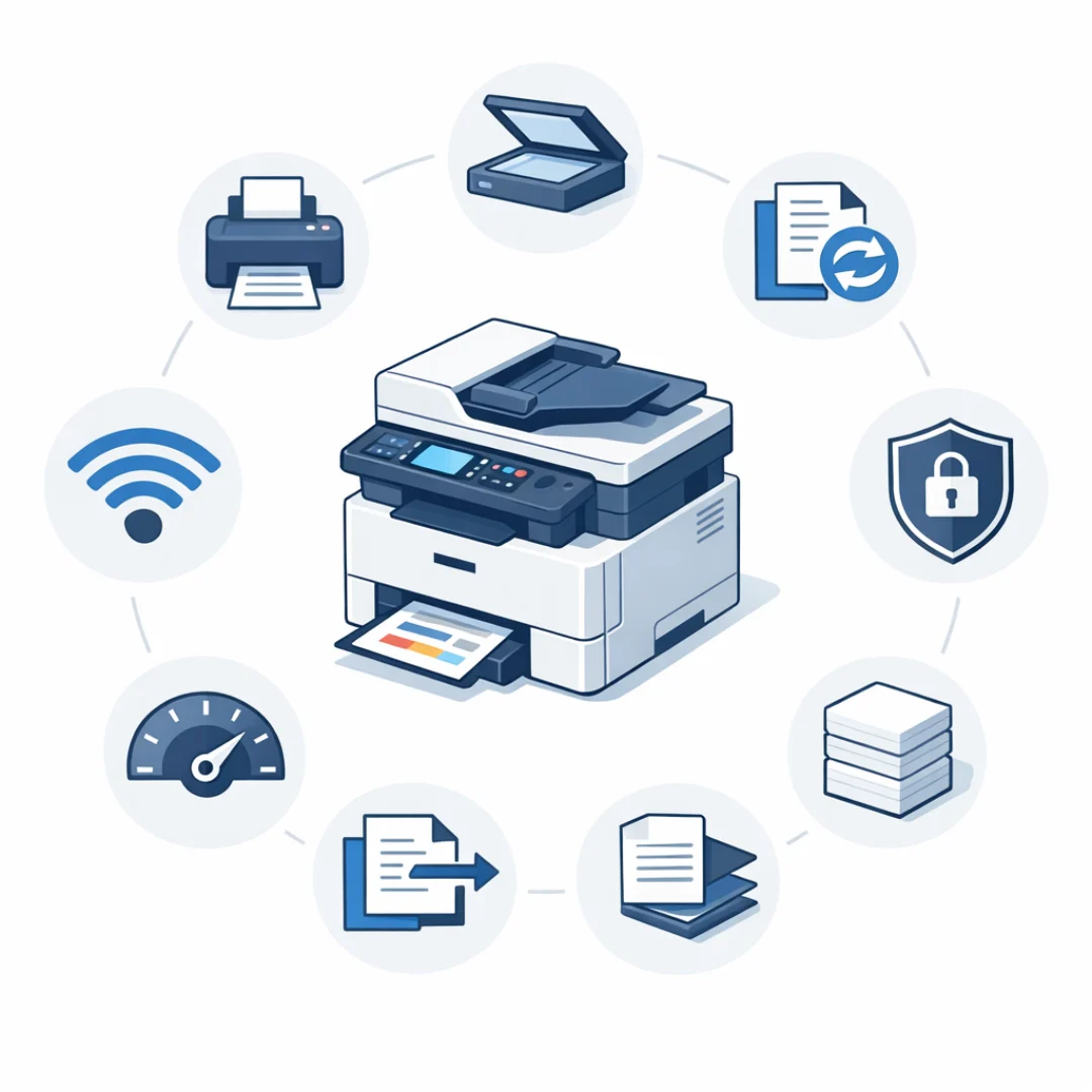 HP Color LaserJet Pro MFP 4301fdw – infografika specifikacija