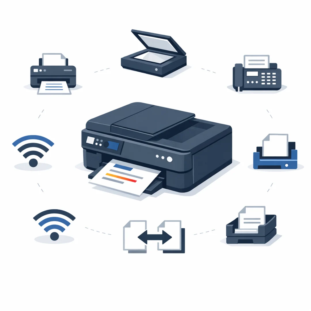 HP OfficeJet 8015e – infografika specifikacija