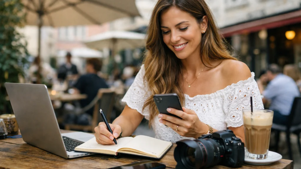 Hrvatski influencer stvara sadržaj za društvene mreže u svakodnevnom okruženju