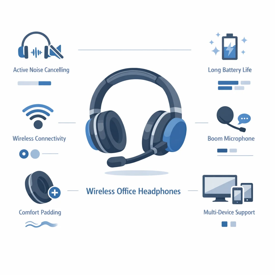 Jabra Evolve2 85 – infografika specifikacija