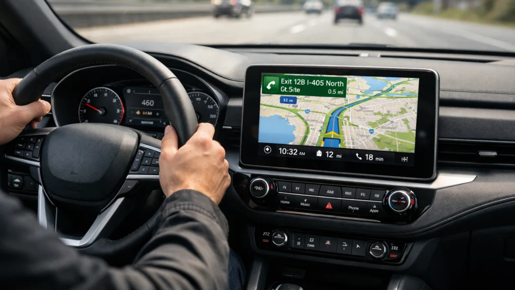 Integrirana navigacija u infotainment sustavu modernog automobila