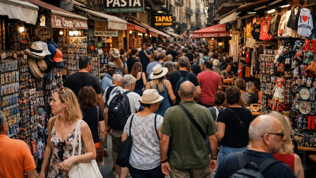 Masovni turizam i gužve u centru popularne turističke destinacije