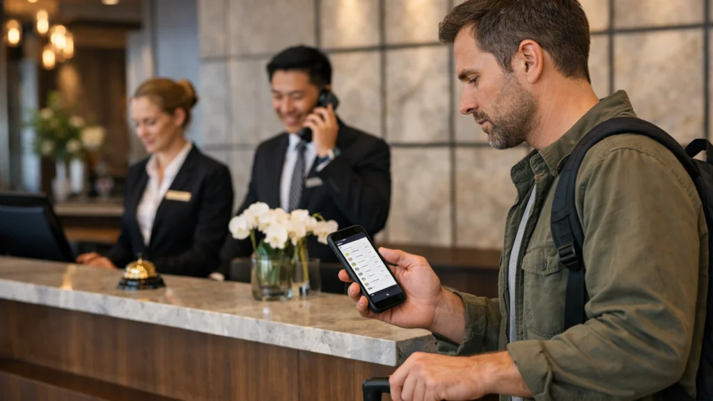 Putnik provjerava cijene smještaja zbog dinamičkog formiranja cijena u turizmu