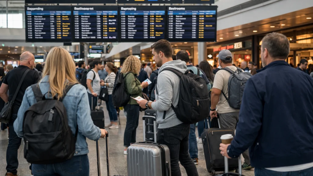 Putnici na aerodromu kao dio rasta city break turizma