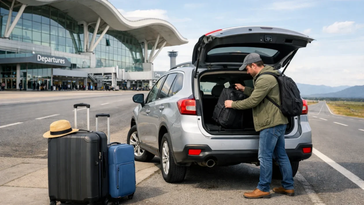 Iznajmljivanje automobila u inozemstvu na aerodromu tijekom putovanja