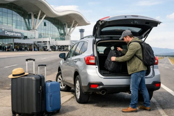 Iznajmljivanje automobila u inozemstvu na aerodromu tijekom putovanja