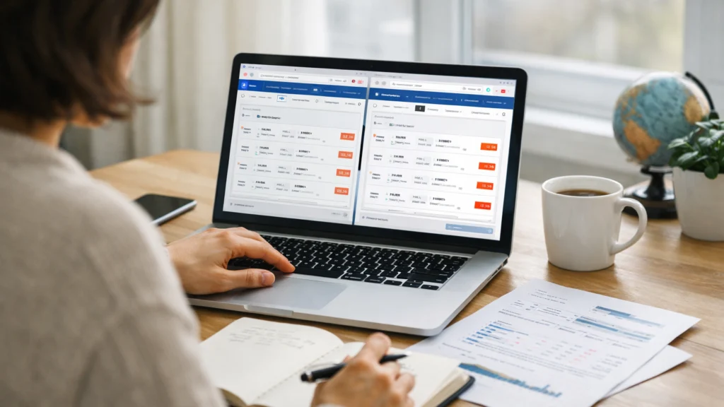 Usporedba cijena avionskih karata putem interneta radi uštede