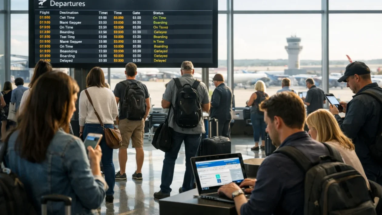 Putnici u zračnoj luci traže povoljne avionske karte uz fleksibilne datume