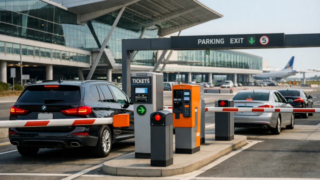 Moderan aerodromski parking s automatiziranim sustavom naplate