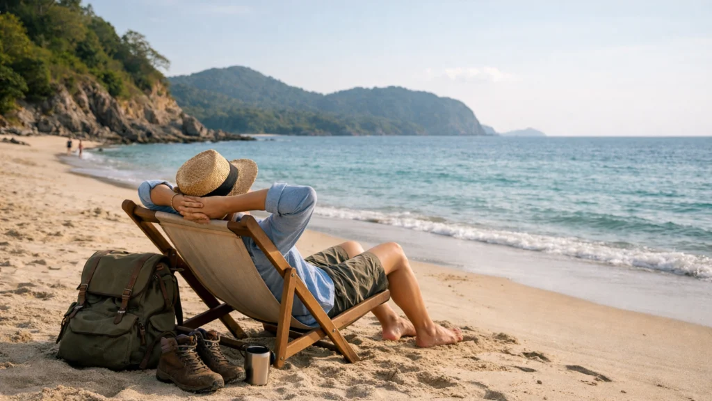 Mirna skrivena plaža idealna za slow travel i opušteno putovanje