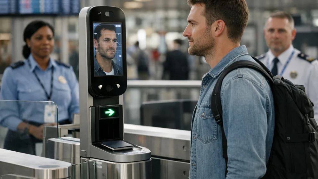 Biometrijska provjera identiteta putnika u zračnoj luci