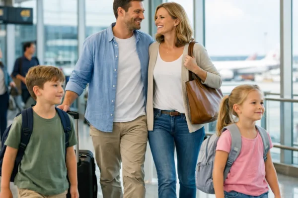 Obiteljsko putovanje s djecom bez stresa u zračnoj luci