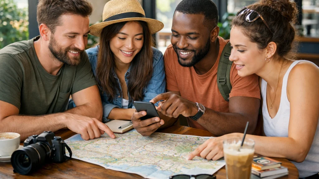 Planiranje putovanja s ograničenim budžetom uz kartu i mobitel